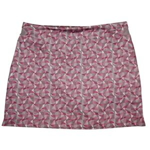 Nike‎ Golf Geometrical Patterned Pink Gray Skort Women's Small
